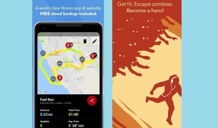 Captura de tela do app Zombies, run!