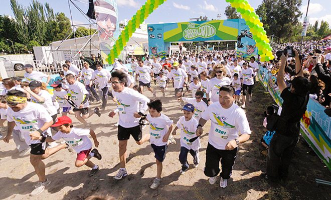 corrida para crianças