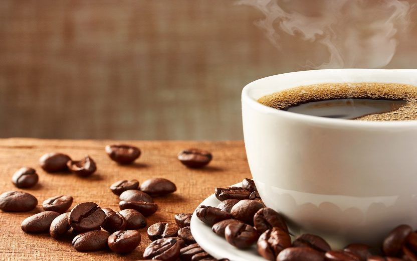 café no pré-treino