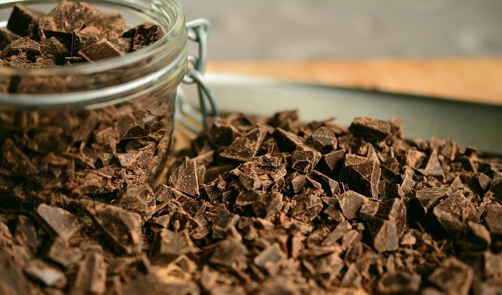 Chocolate triturado alimentos que ajudam a emagrecer