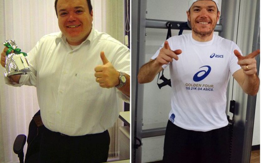 antes e depois