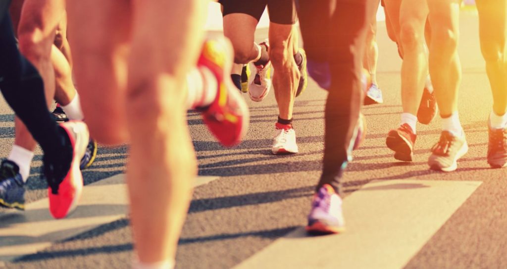 treino para a Corrida de São Silvestre