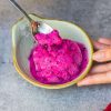 Receita de mousse de pitaya