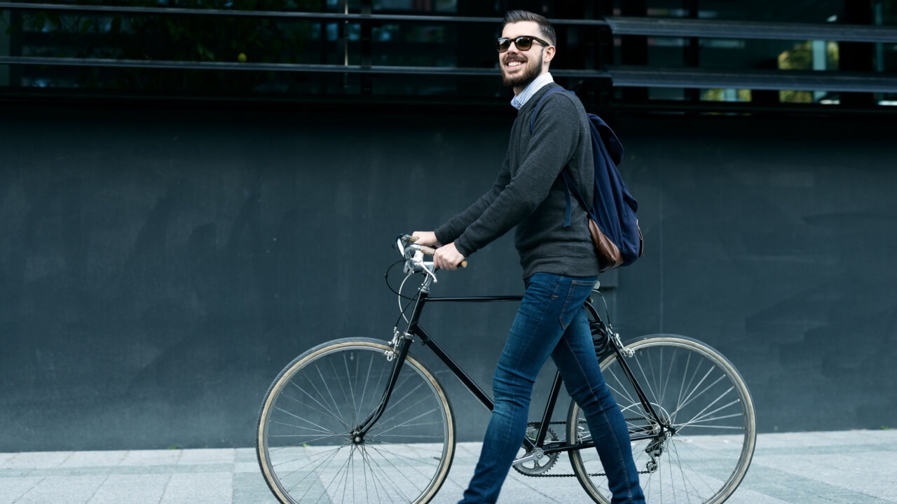 Ir ao trabalho de bicicleta