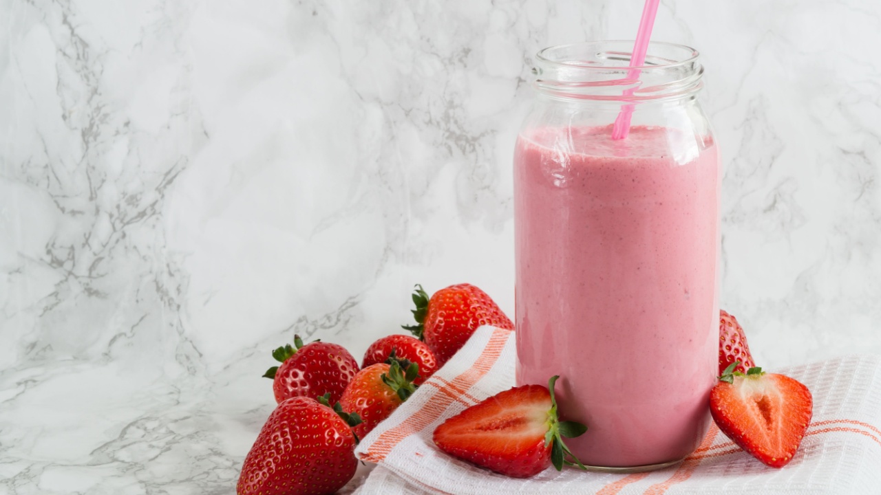 Receita de smoothie de iogurte