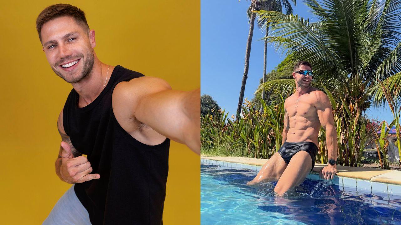 Montagem de duas fotos de Jonas