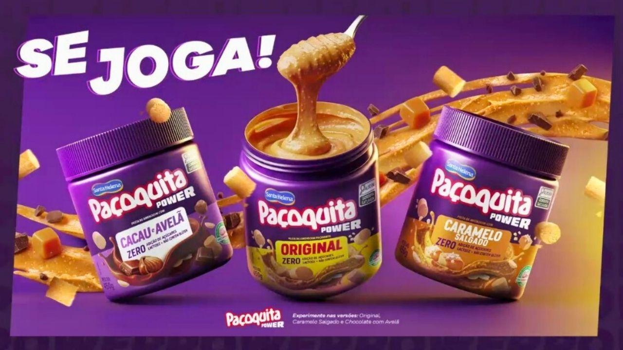 Amendoim em versão fit: Paçoquita lança pastas zero açúcar no Brasil