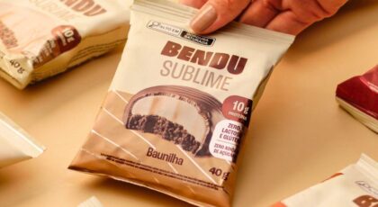 Bendu amplia linha de cookies proteicos com novo sabor baunilha