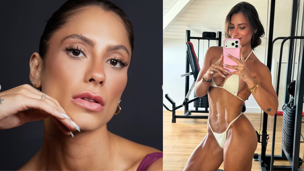 Andressa Castorino mostrou antes e depois após entrar no fisiculturismo