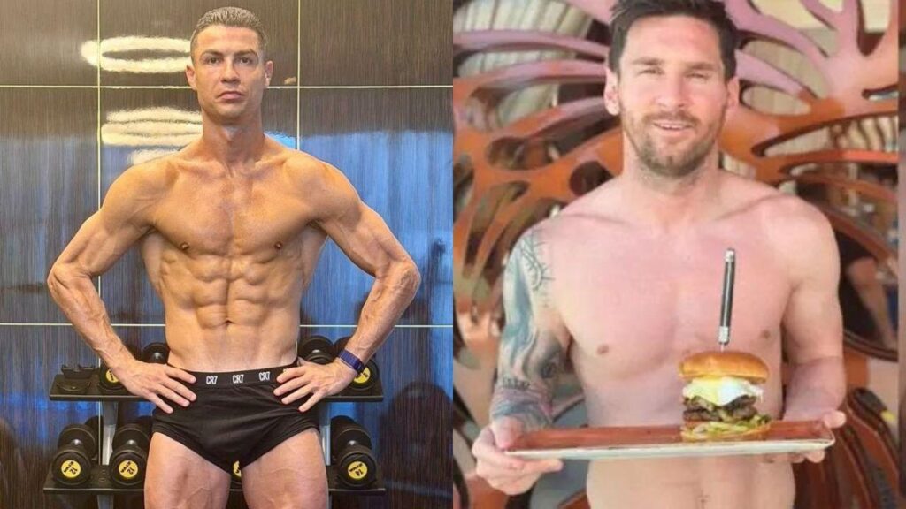 Cristiano Ronaldo e Messi