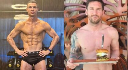 Cristiano Ronaldo e Messi