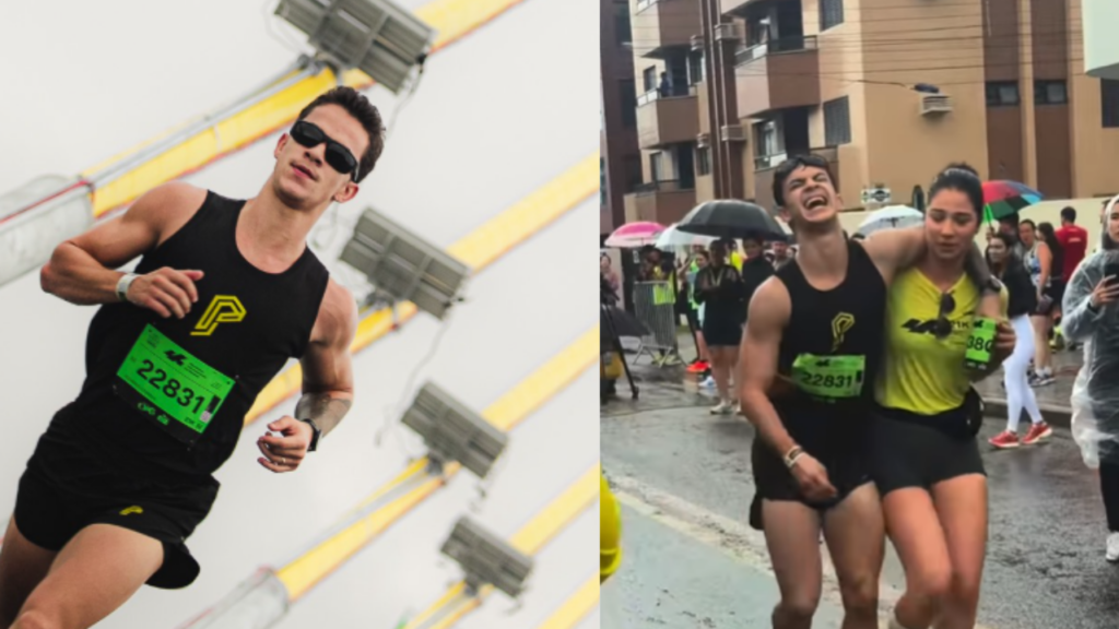 Influenciador sofreu hipertermia severa durante meia maratona no Paraná e chegou a 42°C corporal