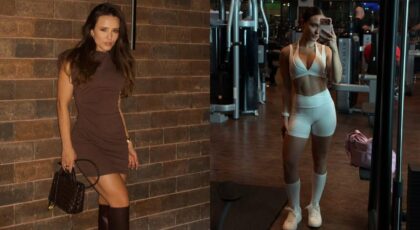 Montagem de duas fotos de Larissa Manoela