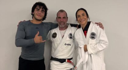 Ivete Sangalo, filho e professor de jiu-jítsu