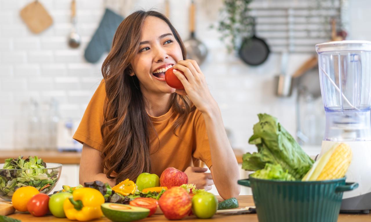 Mulher de dieta