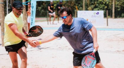 Beach tennis ganha destaque no Mormaii Open, em Brotas