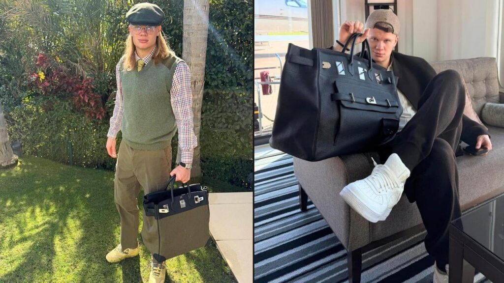 Haaland ostenta coleção de bolsas de luxo avaliada em quase R$ 1 milhão