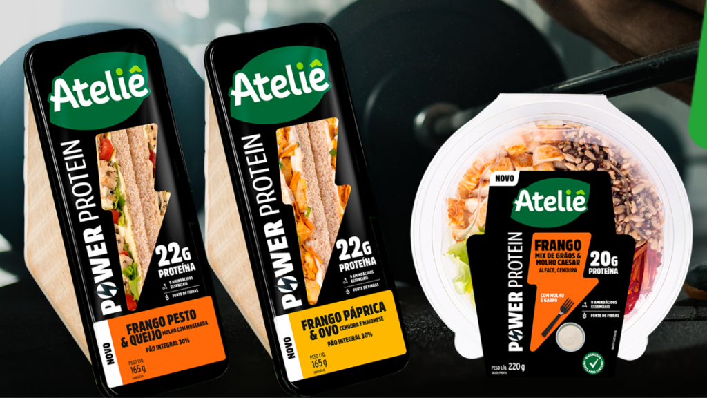 Nova linha Power Protein aposta em refeições prontas com alto teor de proteínas para diferentes momentos da rotina