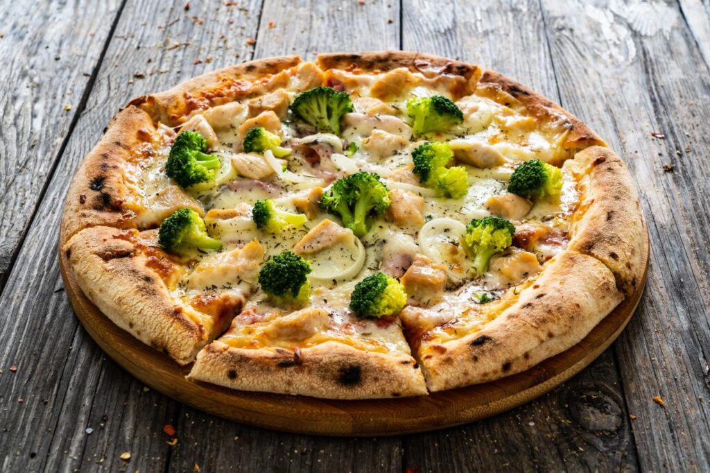 Pizza de brócolis