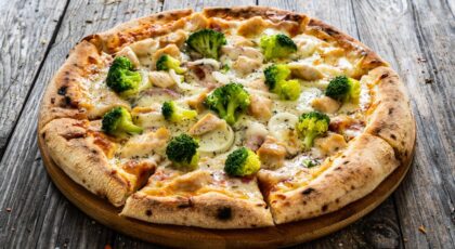 Pizza de brócolis