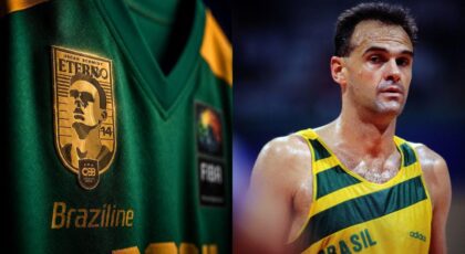 Camisa especial com homenagem a Oscar Schmidt