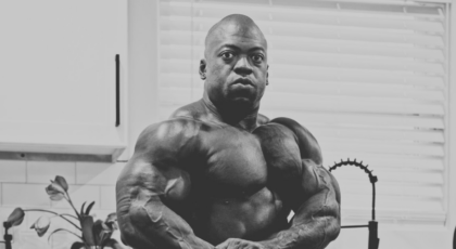 Dwayne Quamina, conhecido como `King Q`, nas competição de fisiculturismo
