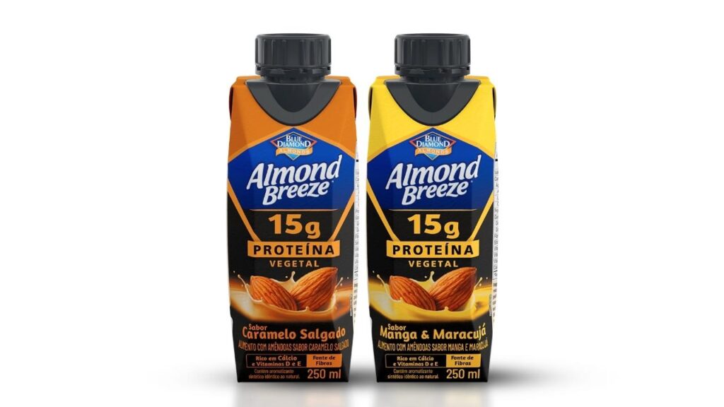 Proteína plant-based: nova bebida Almond Breeze chega ao Brasil