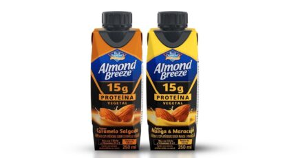 Proteína plant-based: nova bebida Almond Breeze chega ao Brasil