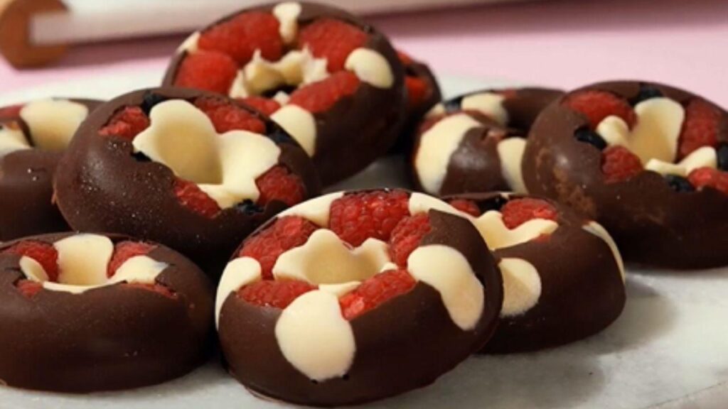 Rosquinha de Frutas Vermelhas