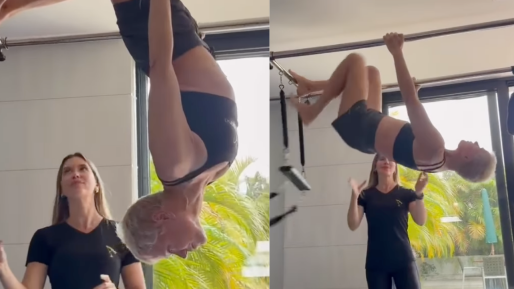 Xuxa, Maísa e outros famosos já compartilharam registros praticando pilates nas redes sociais