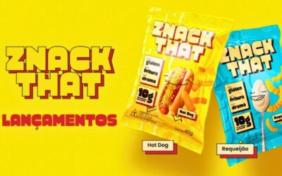 Snack proteico: Znack That lança opções Requeijão e Hot Dog
