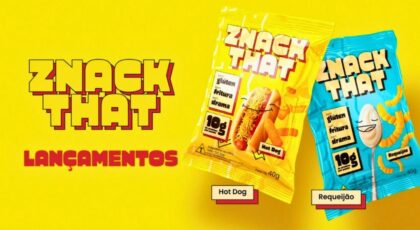 Snack proteico: Znack That lança opções Requeijão e Hot Dog