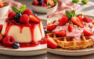 Sobremesas com proteína