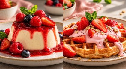 Sobremesas com proteína