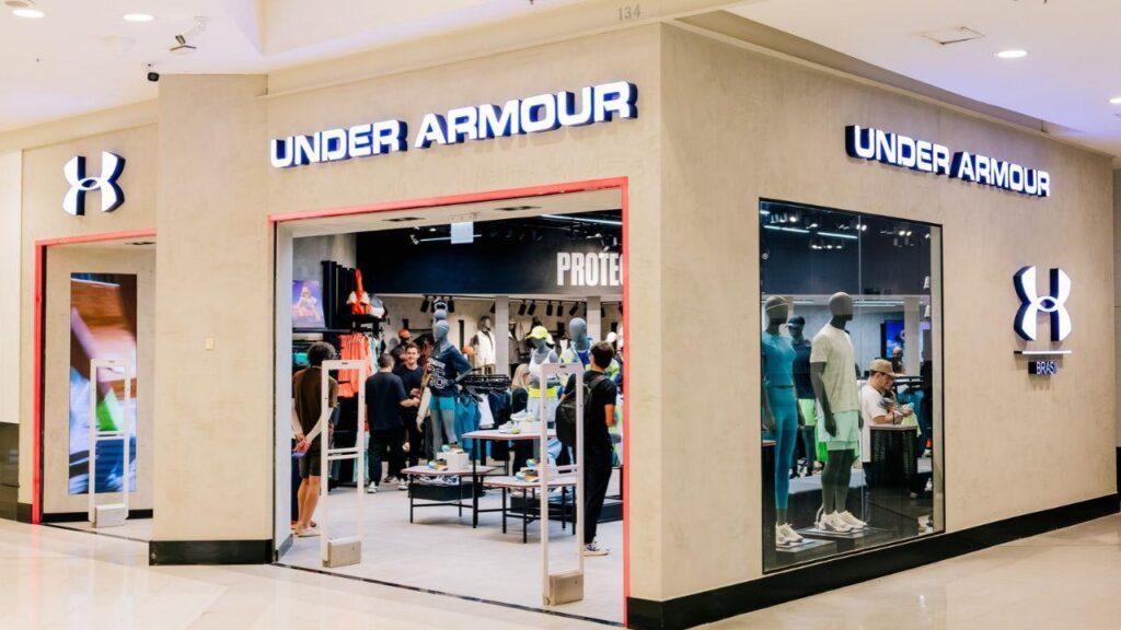 Imagem da nova loja da Under Armor