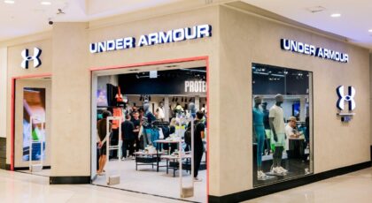 Imagem da nova loja da Under Armor