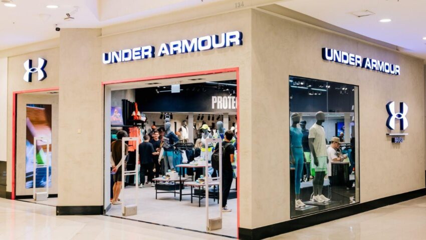 Imagem da nova loja da Under Armor